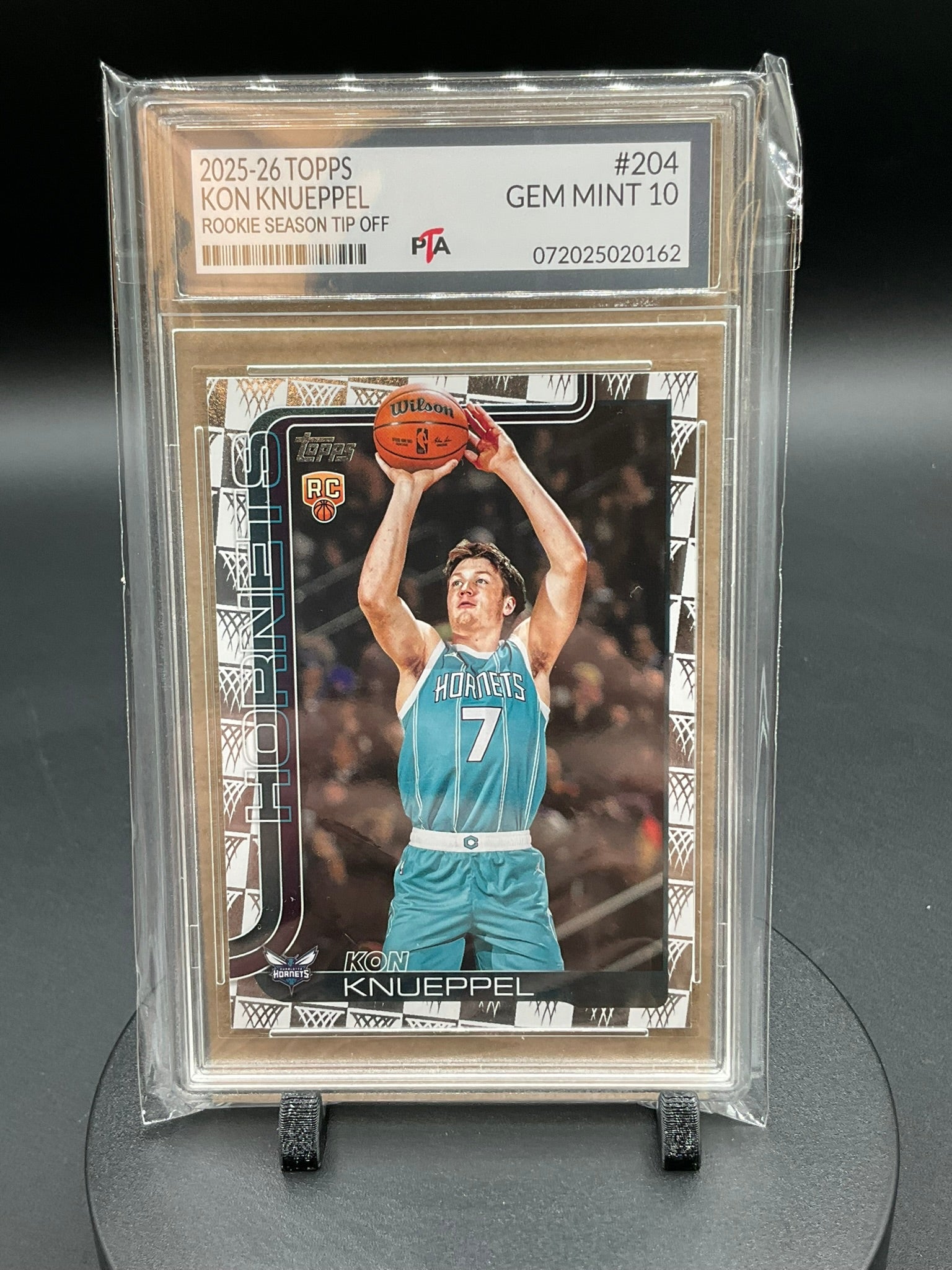 2025-26 TOPPS Kon Knueppel "Rookie Season Tip Off" GEM MINT 🔥