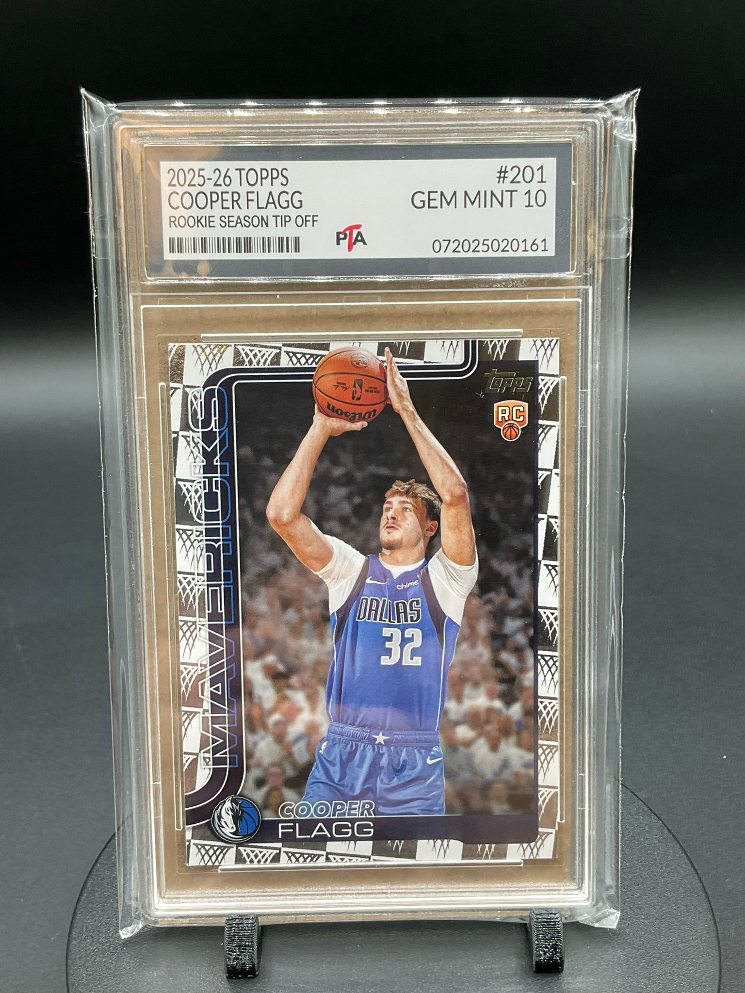2025-26 TOPPS Cooper Flagg "Rookie Season Tip Off" GEM MINT 🔥
